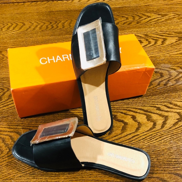 Charming Lady Women's Slip On Open Toe Sandals - Picture 1 of 3
